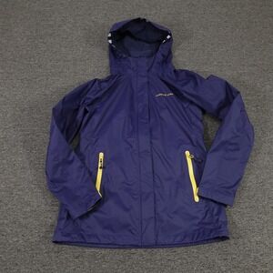 Vineyard Vines Jacket Womens XS Blue Hooded Raincoat Windbreaker Coat